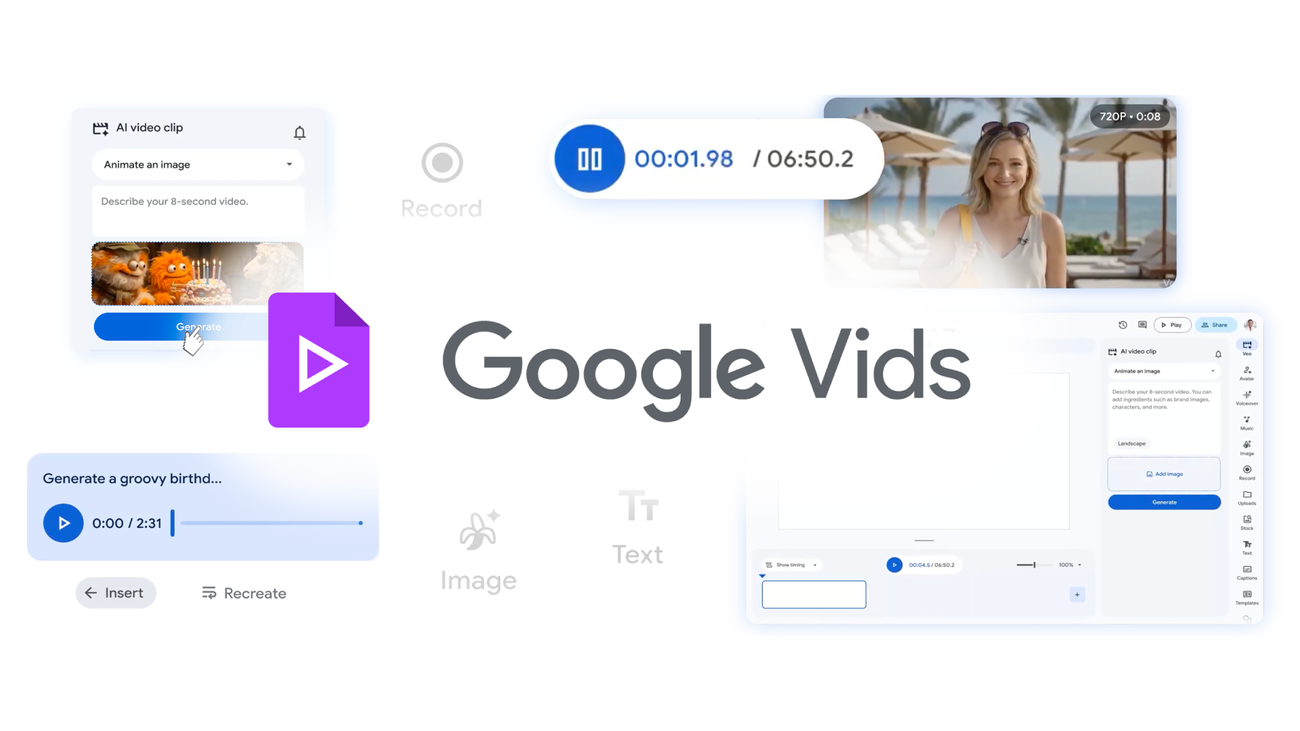 Google Vids: Vídeos de alta qualidade grátis. Sério?