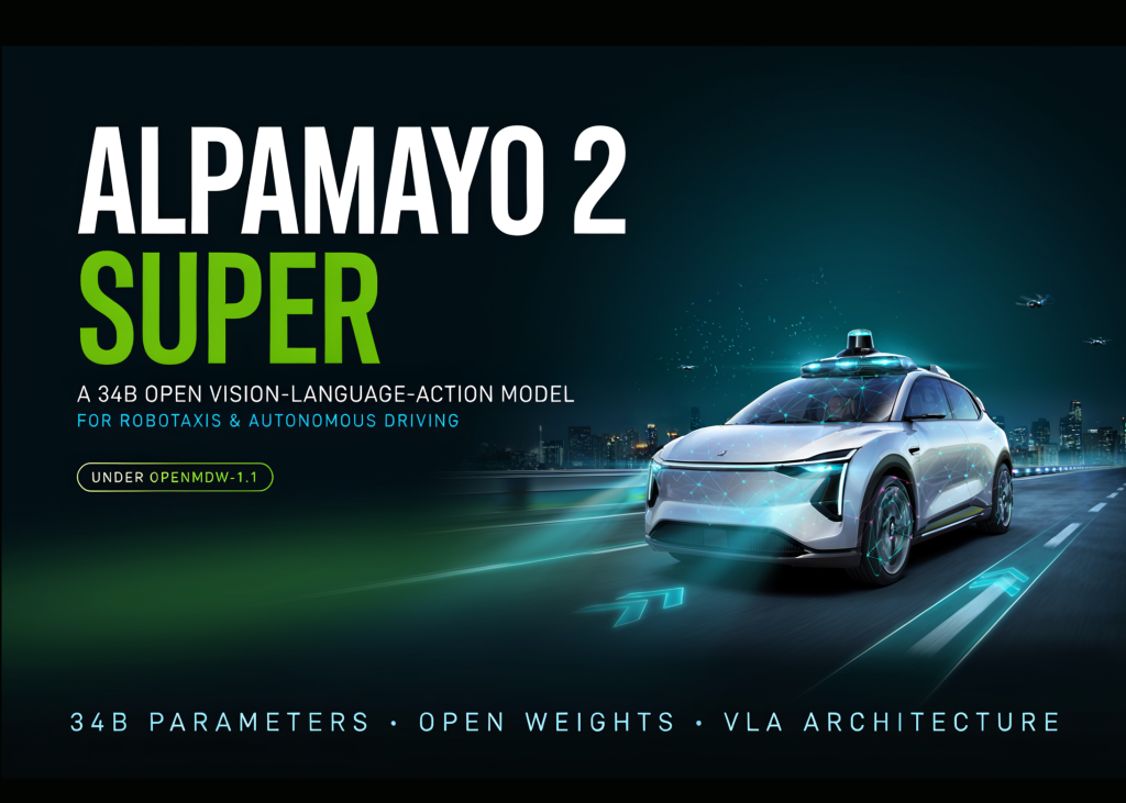 NVIDIA: Alpamayo 2 Super. Sua próxima carona será sem motorista?