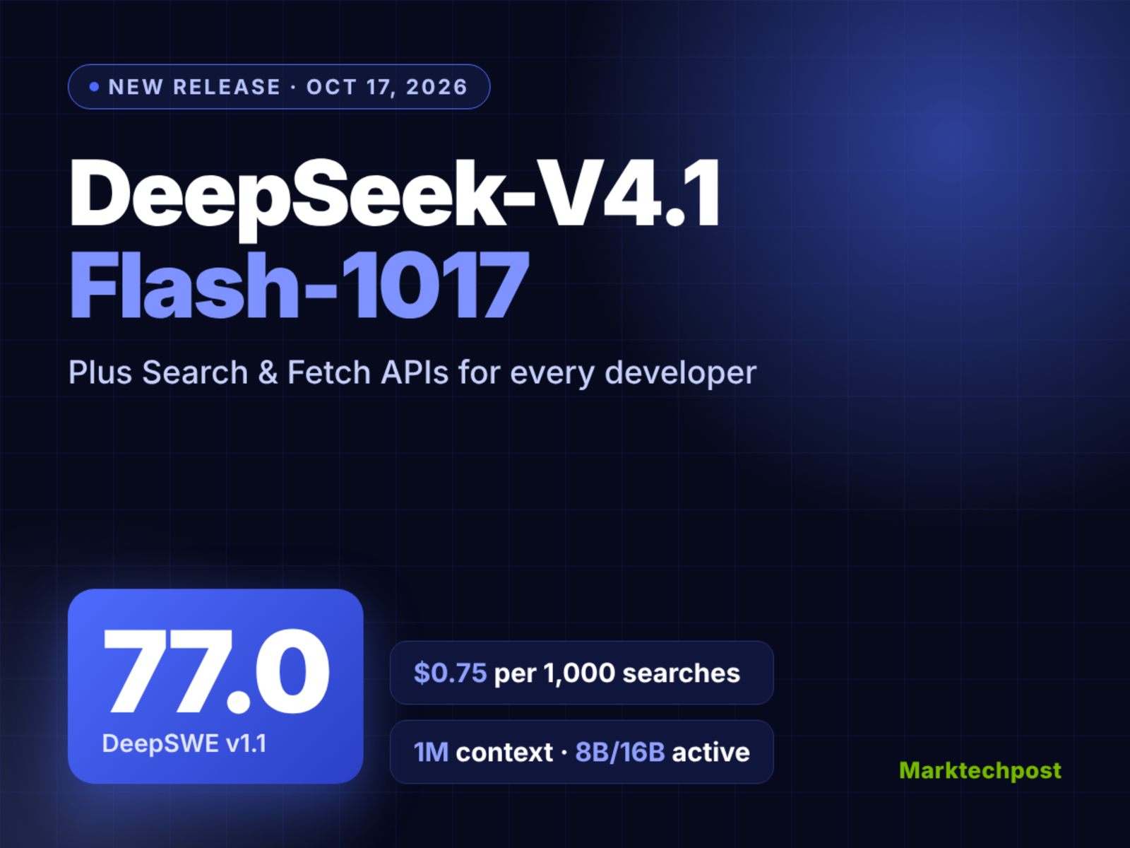 DeepSeek V4.1-Flash: 77.0 e API! Qual o impacto?