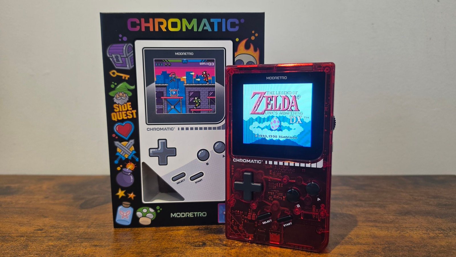 ModRetro Chromatic: O Game Boy transparente que me conquistou!